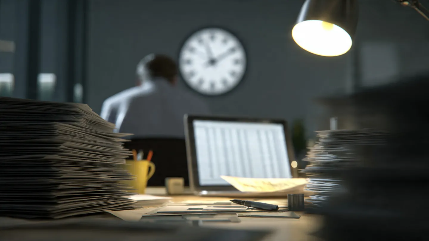 Executive reflecting on why financial reports are no longer reliable.