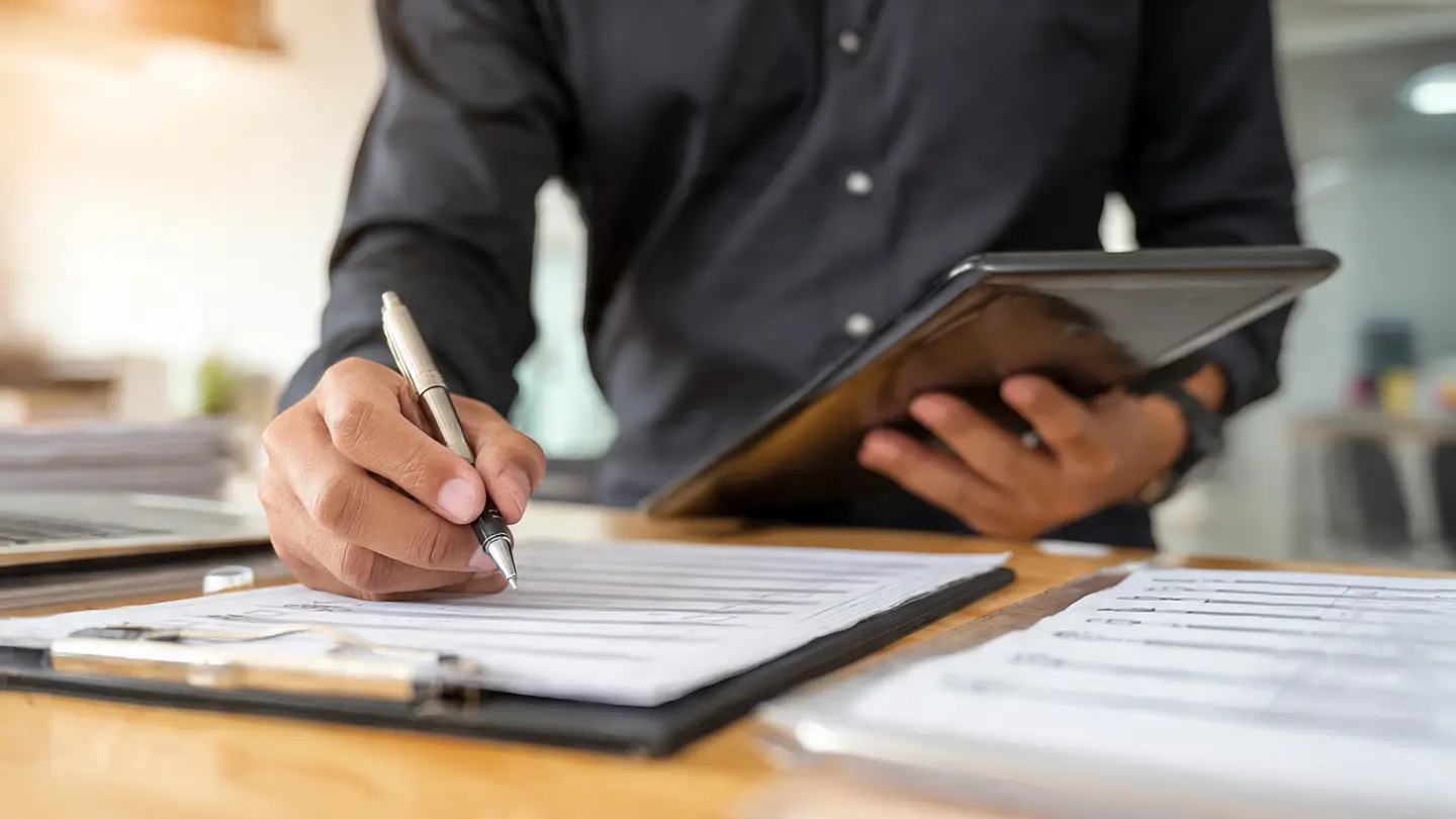 Stressed owner seeing how payroll errors impact business operations late at night in the UAE